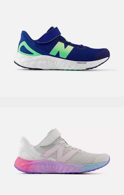 New Balance shoes for kids who wear orthotics.