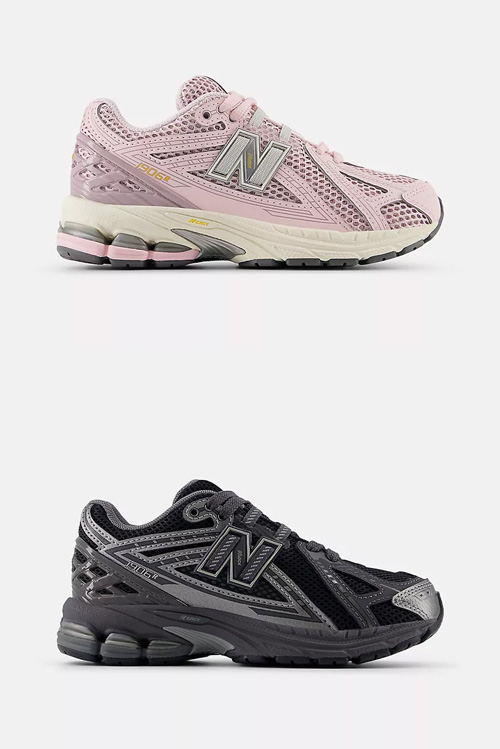 Supportive New Balance shoes for kids with foot problems.