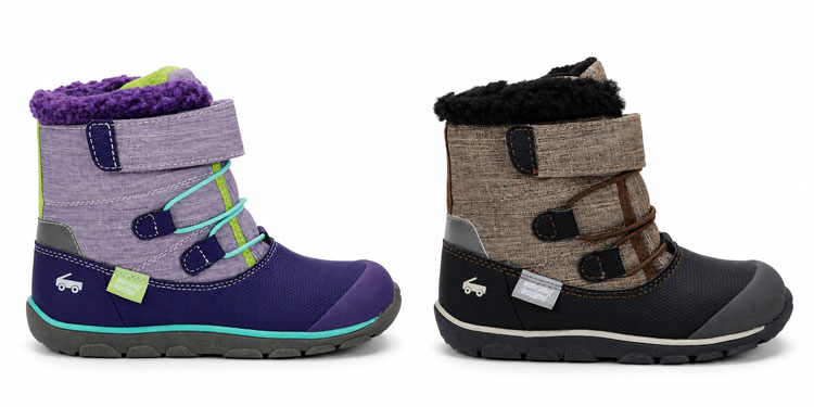 See Kai Run Gilman lightweight waterproof insulated winter boots for kids.